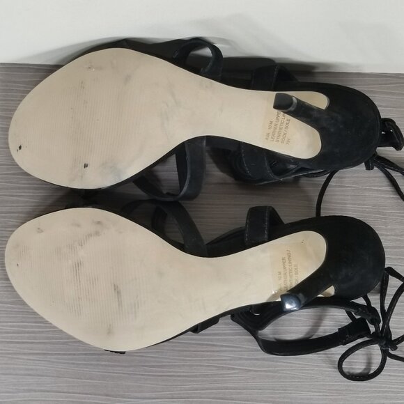 Steve Madden 'Ava' Sandal, Black Suede, Womens Size 10 M - Picture 11 of 12